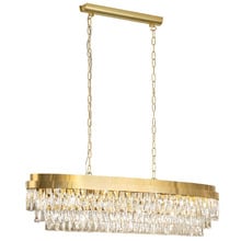 Valparaiso Cut Glass 115cm Linear Chandelier